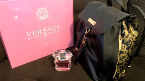 macys versace perfume set|macy's Versace perfume with backpack.